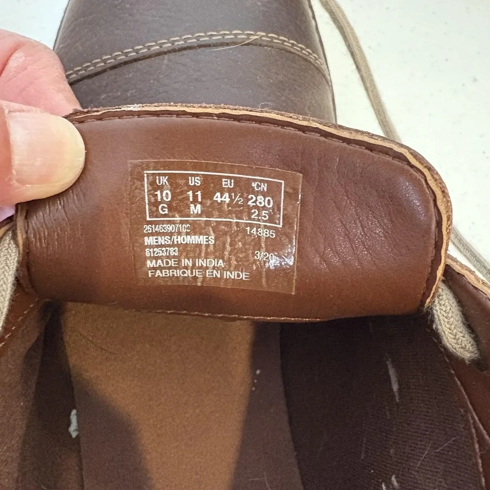 Clarks Collection Shoes Mens Size 11 Brown Leather Chukka Boots Ultimate Comfort